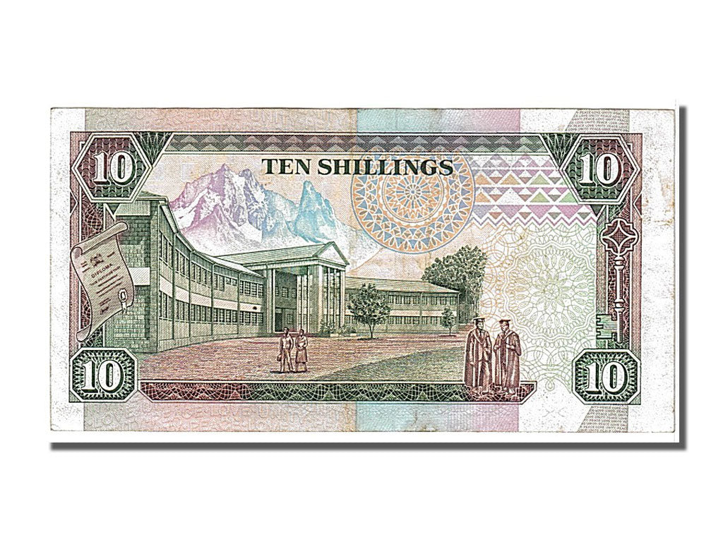 Kenya, 10 Shillings type 1986-90