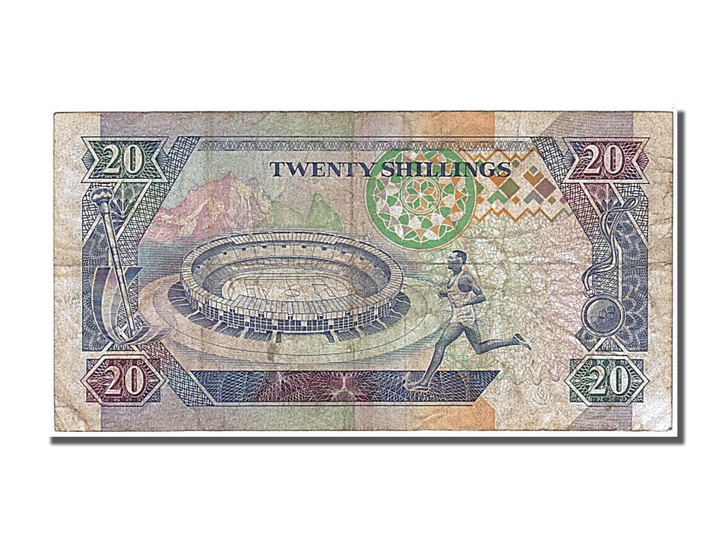 Kenya, 20 Shillings, 1993, KM #31a, 1993-09-14, EF(40-45), AB