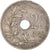 Moneta, Belgio, 25 Centimes, 1921, B+, Rame-nichel