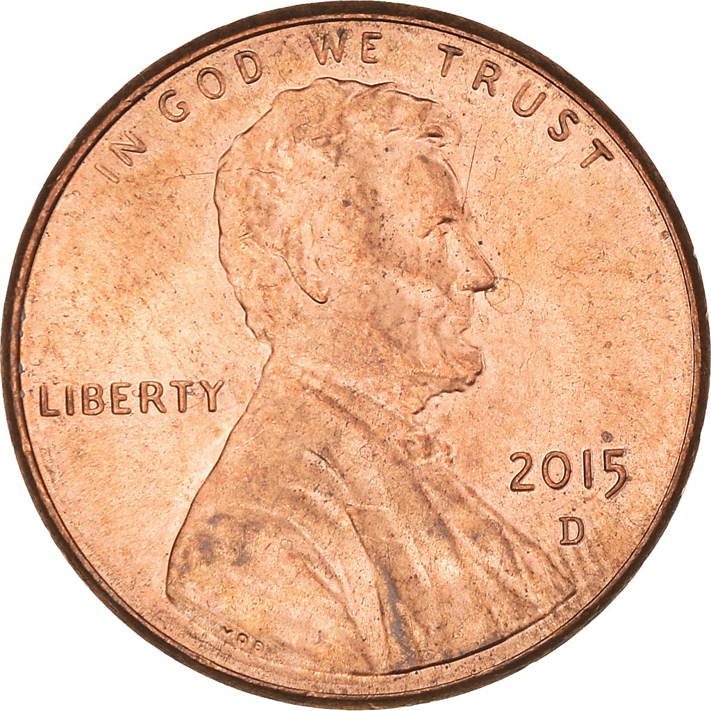Monnaie, États-Unis, Cent, 2015, Denver, TTB, Copper Plated Zinc
