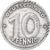 Munten, DUITSE DEMOCRATISCHE REPUBLIEK, 10 Pfennig, 1949, Berlin, FR, Aluminium