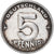 Moneda, REPÚBLICA DEMOCRÁTICA ALEMANA, 5 Pfennig, 1950, Berlin, BC+, Aluminio