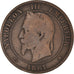 Munten, Frankrijk, Napoleon III, Napoléon III, 10 Centimes, 1861, Paris, FR