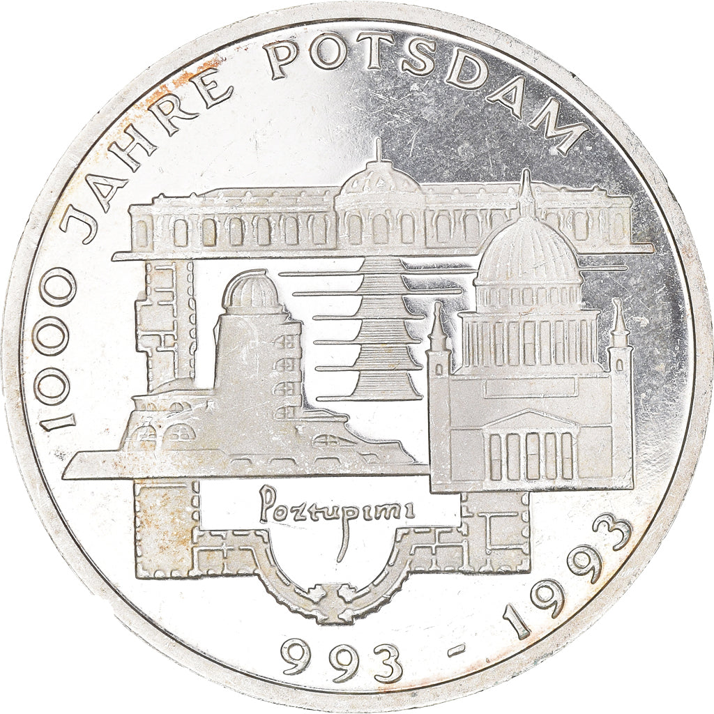 Coin, GERMANY - FEDERAL REPUBLIC, 10 Mark, 1993, Stuttgart, Germany, BE