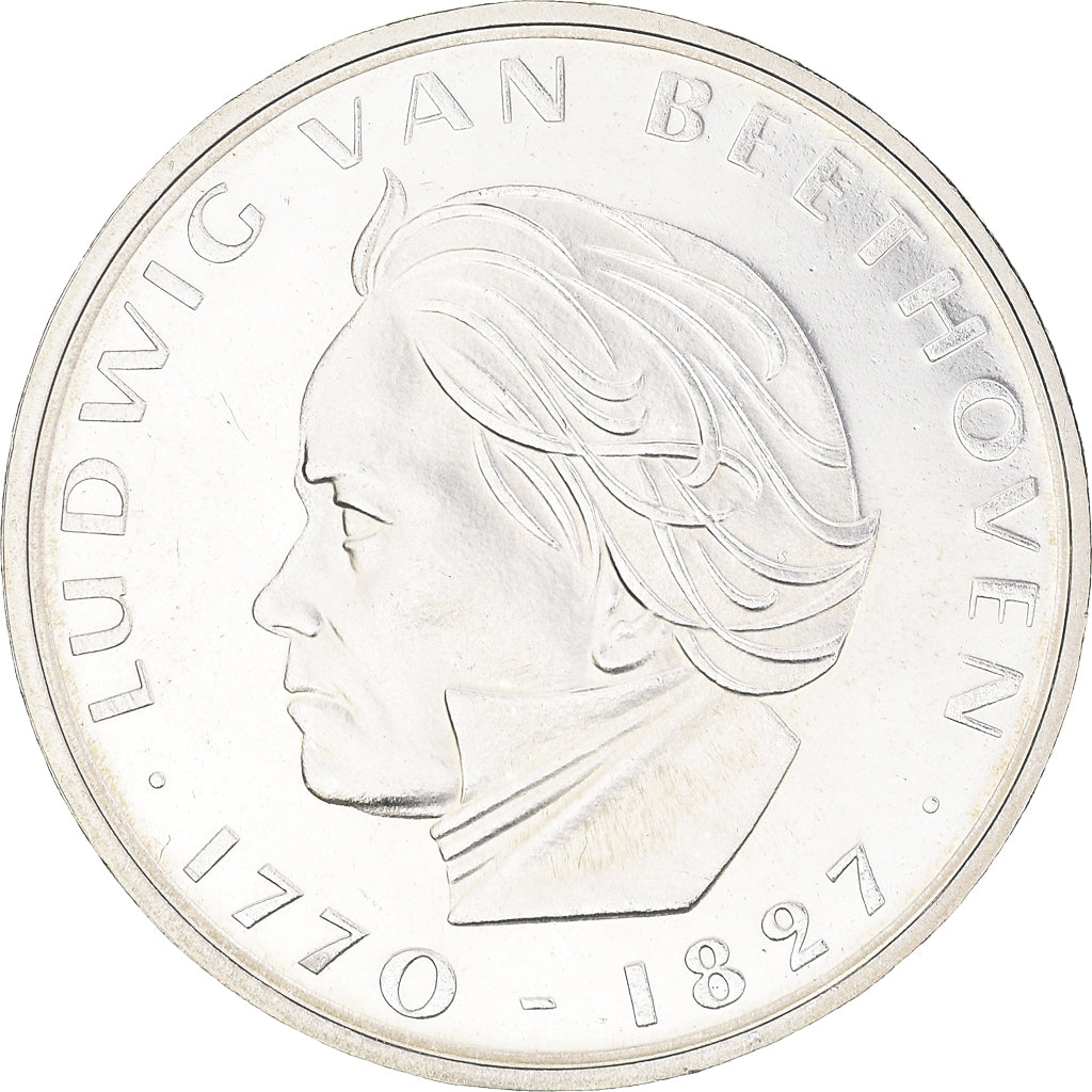 Moneda, ALEMANIA - REPÚBLICA FEDERAL, 5 Mark, 1970, Stuttgart, Germany, BE, SC