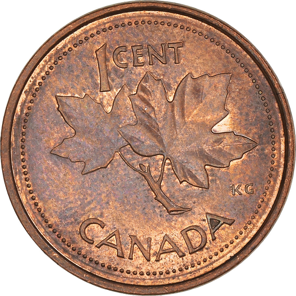Coin, Canada, Elizabeth II, Cent, 2002, Royal Canadian Mint, VF(30-35), Copper