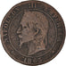 Munten, Frankrijk, Napoleon III, Napoléon III, 10 Centimes, 1863, Paris, ZG+