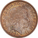 Moeda, Nova Zelândia, Elizabeth II, 10 Cents, 2006, AU(50-53), Aço Cromado a
