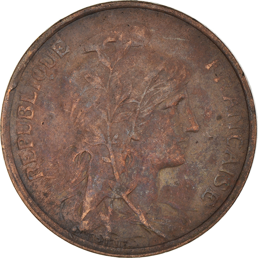 Munten, Frankrijk, Dupuis, 5 Centimes, 1916, Paris, ZF, Bronzen, KM:842