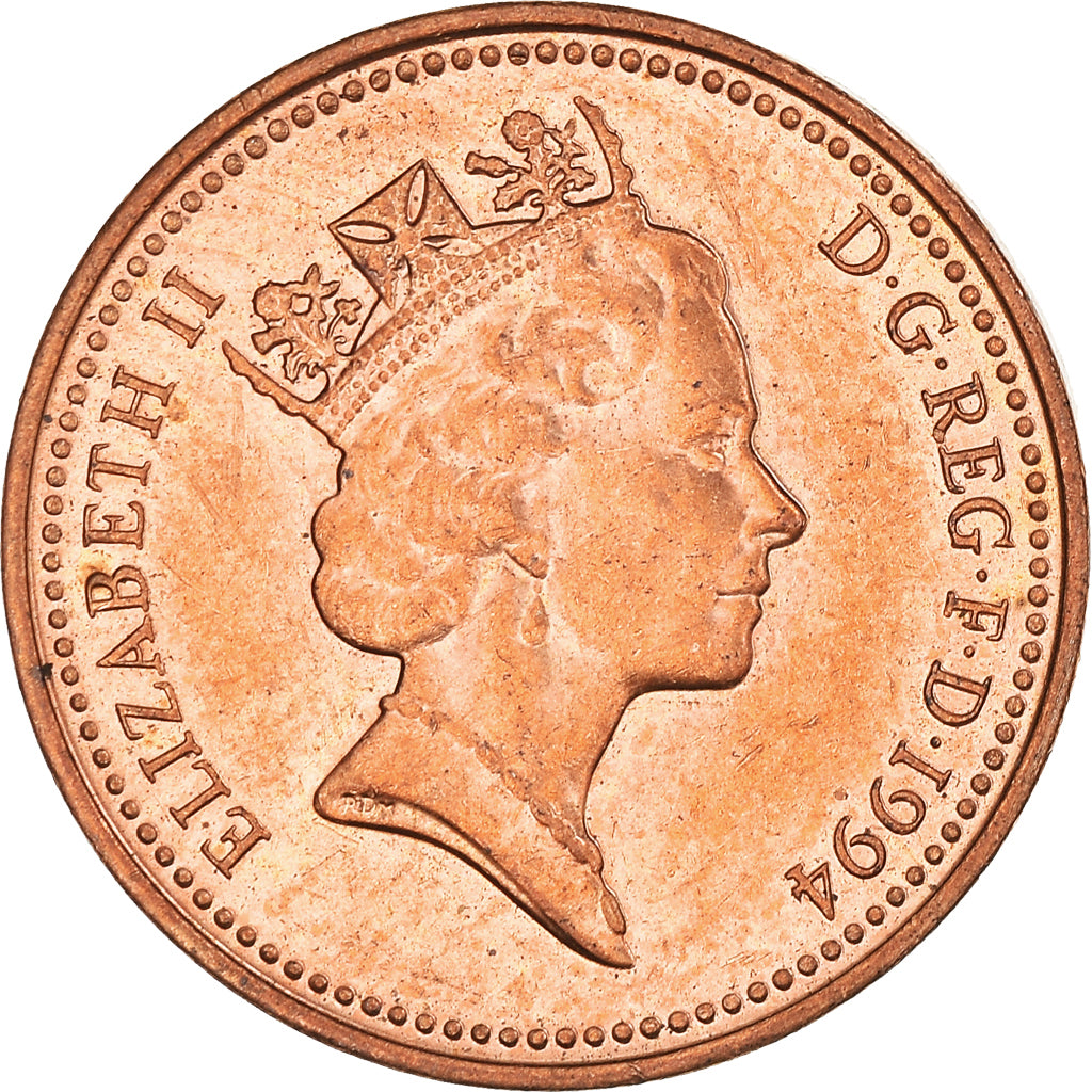 Moneta, Gran Bretagna, Elizabeth II, Penny, 1994, BB, Bronzo, KM:935