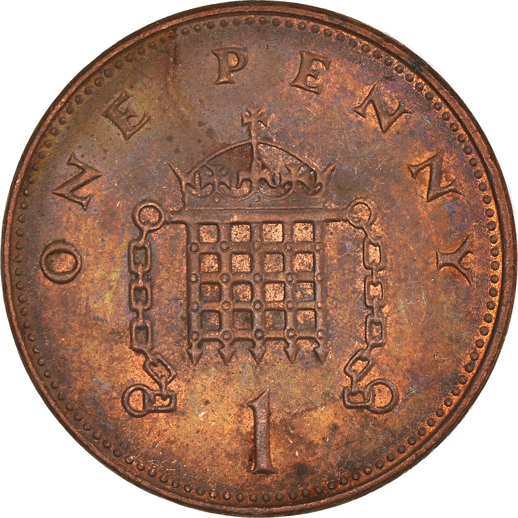Coin, Great Britain, Elizabeth II, Penny, 1999, British Royal Mint, VF(30-35)