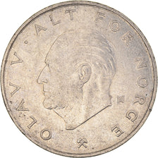 Coin, Norway, Olav V, Krone, 1984, VF(30-35), Copper-nickel, KM:419