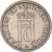 Moneda, Noruega, Haakon VII, 50 Öre, 1957, MBC, Cobre - níquel, KM:402