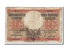 Albania, 10 Lek, 1940, KM #11, VF(20-25), F