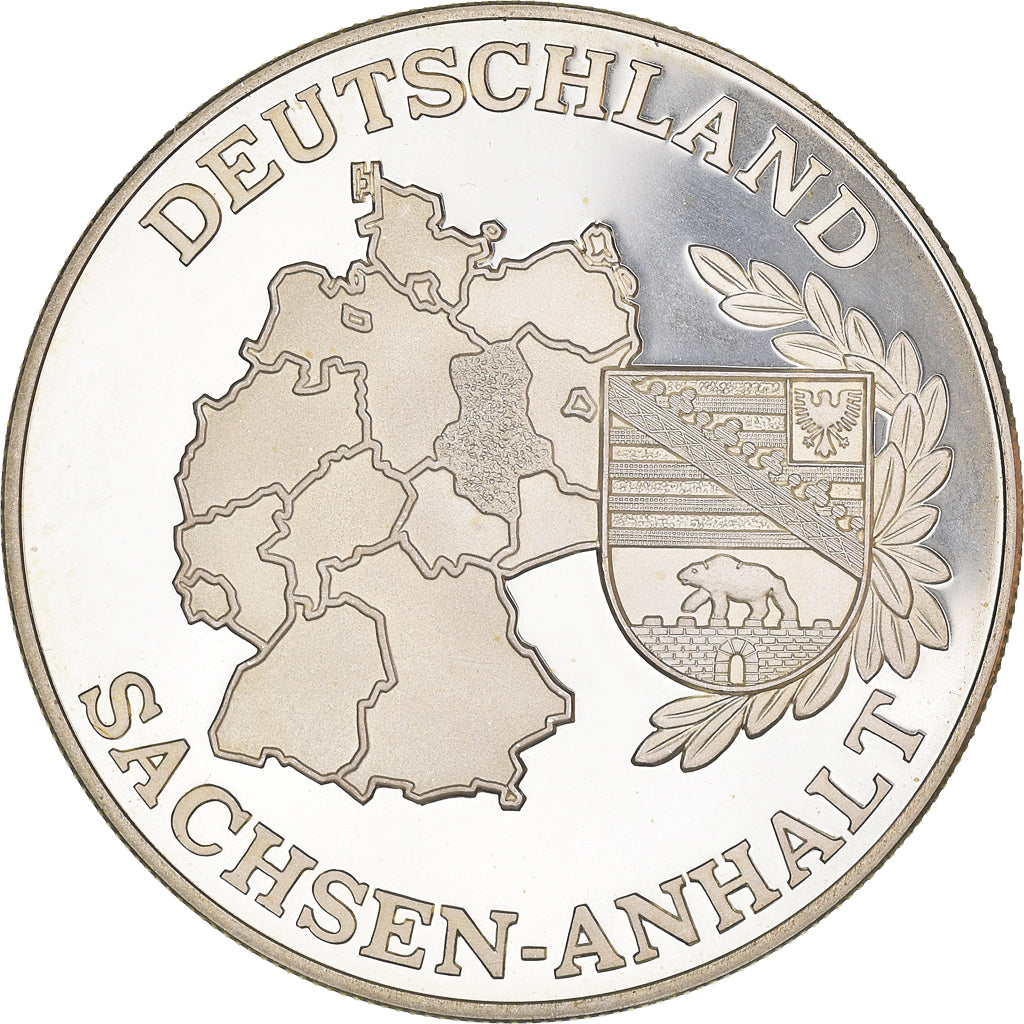 Germania, medaglia, SACHSEN-ANHALT, 1990, BE, SPL, Argento
