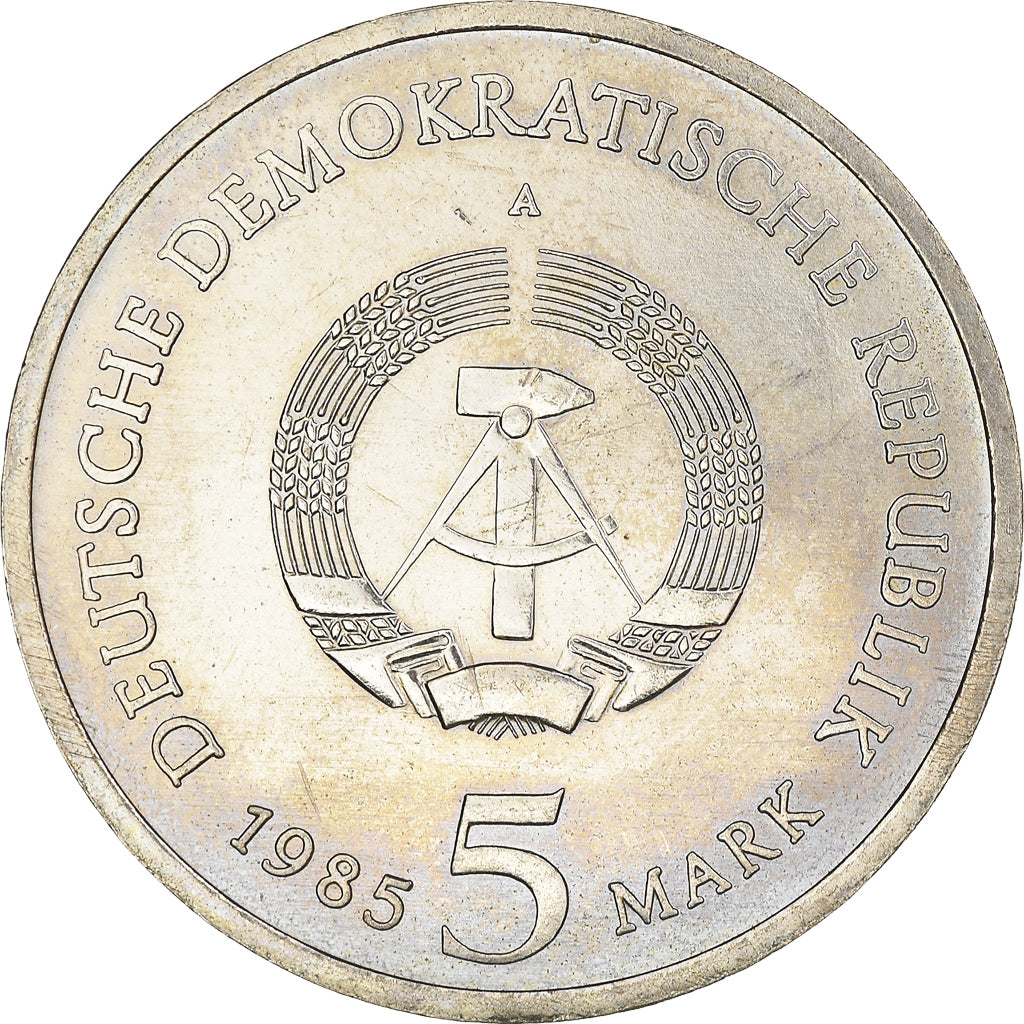 Coin, GERMAN-DEMOCRATIC REPUBLIC, 5 Mark, 1985, Berlin, Restoration of Dresden