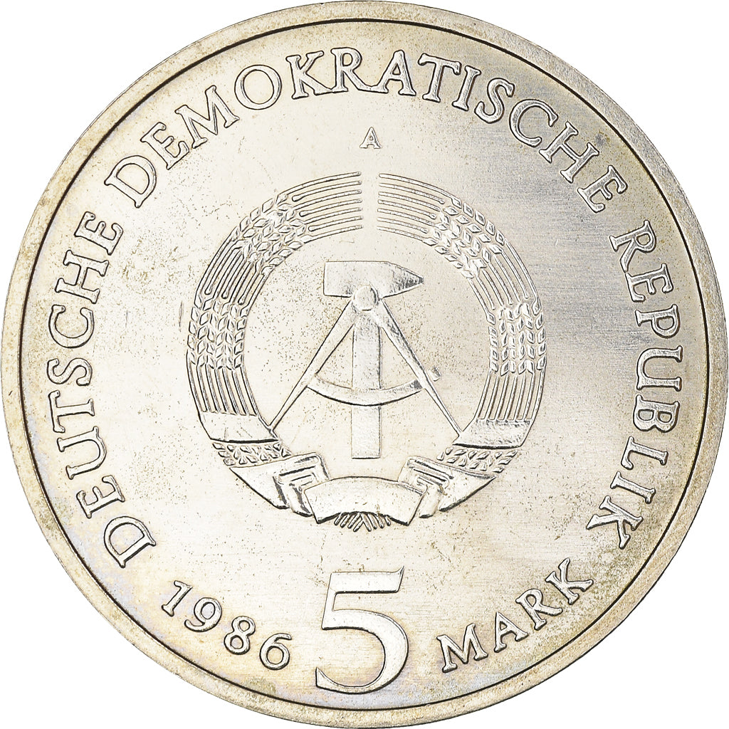 Monnaie, République démocratique allemande, Potsdam - New Palace, 5 Mark