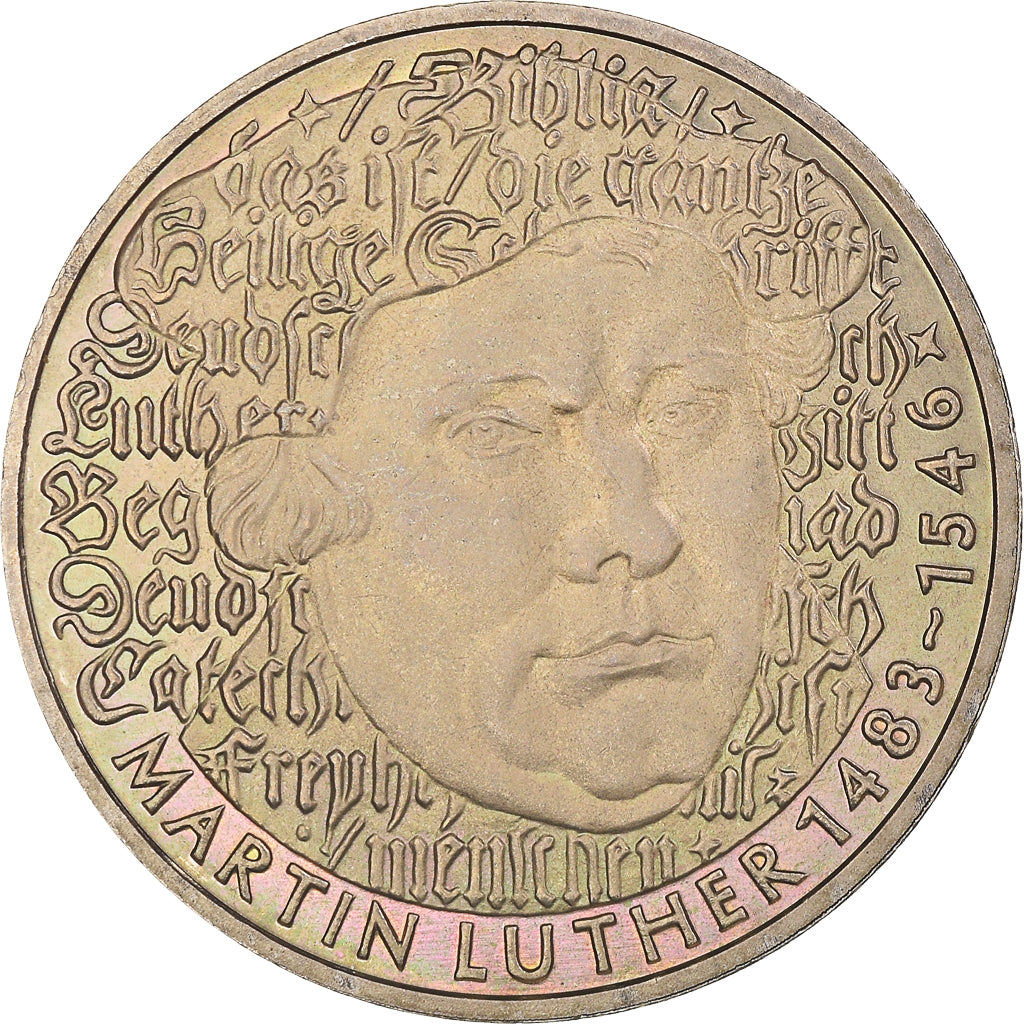 Coin, GERMANY - FEDERAL REPUBLIC, 5 Mark, 1983, Karlsruhe, Germany, MS(63)