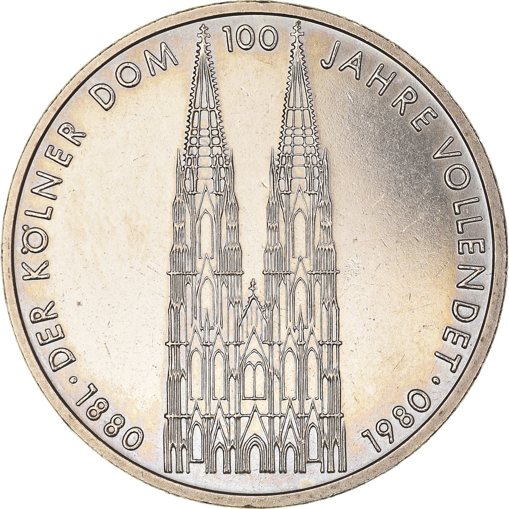 Münze, Bundesrepublik Deutschland, 5 Mark, 1980, Stuttgart, Germany, S+