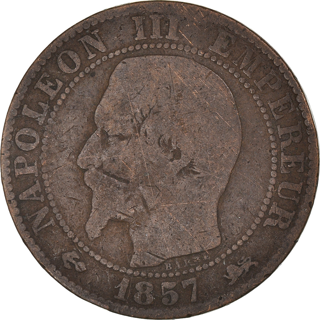 Coin, France, Napoleon III, Napoléon III, 5 Centimes, 1857, Lyon, F(12-15)