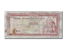 Cambodia, 10 Riels, 1962, KM #11c, VF(20-25), 37825