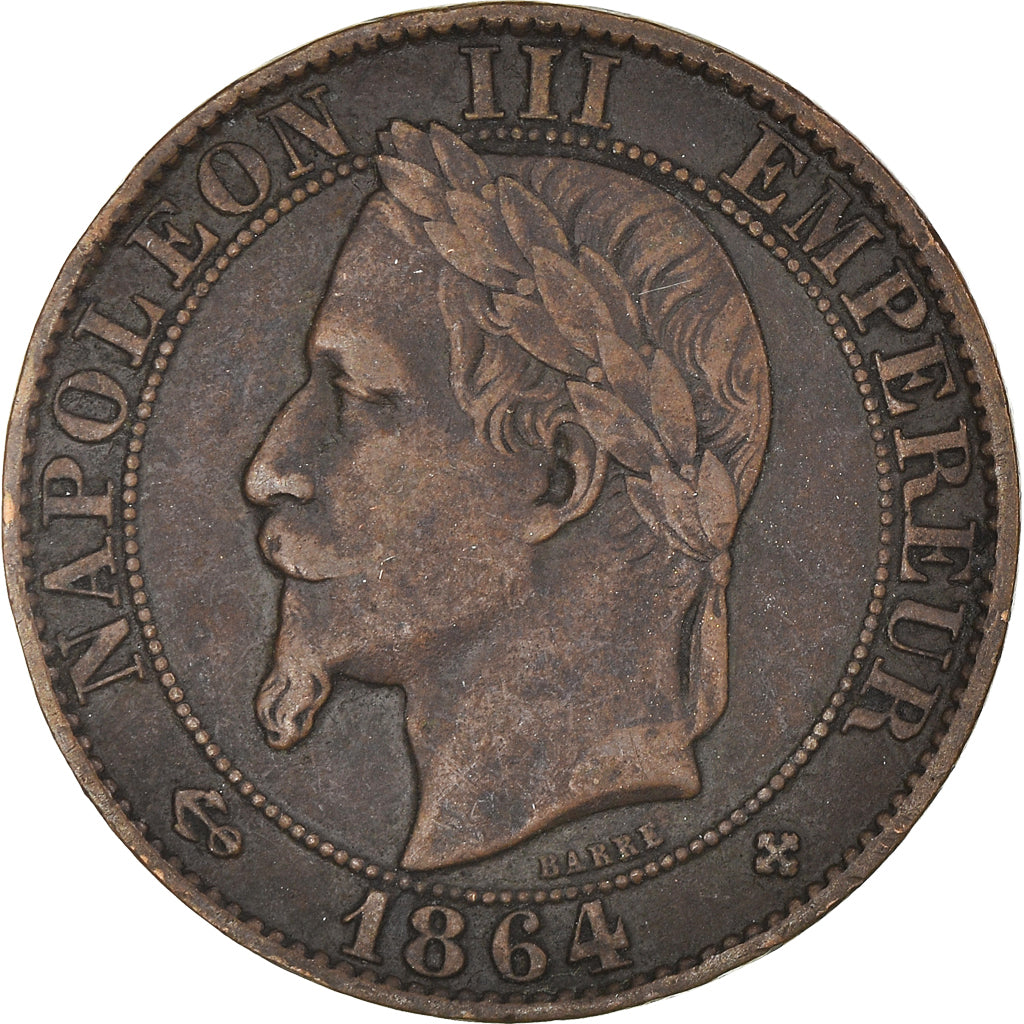 Coin, France, Napoleon III, Napoléon III, 5 Centimes, 1864, Strasbourg