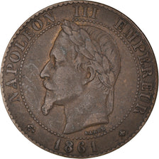 Coin, France, Napoleon III, Napoléon III, 2 Centimes, 1861, Paris, EF(40-45)