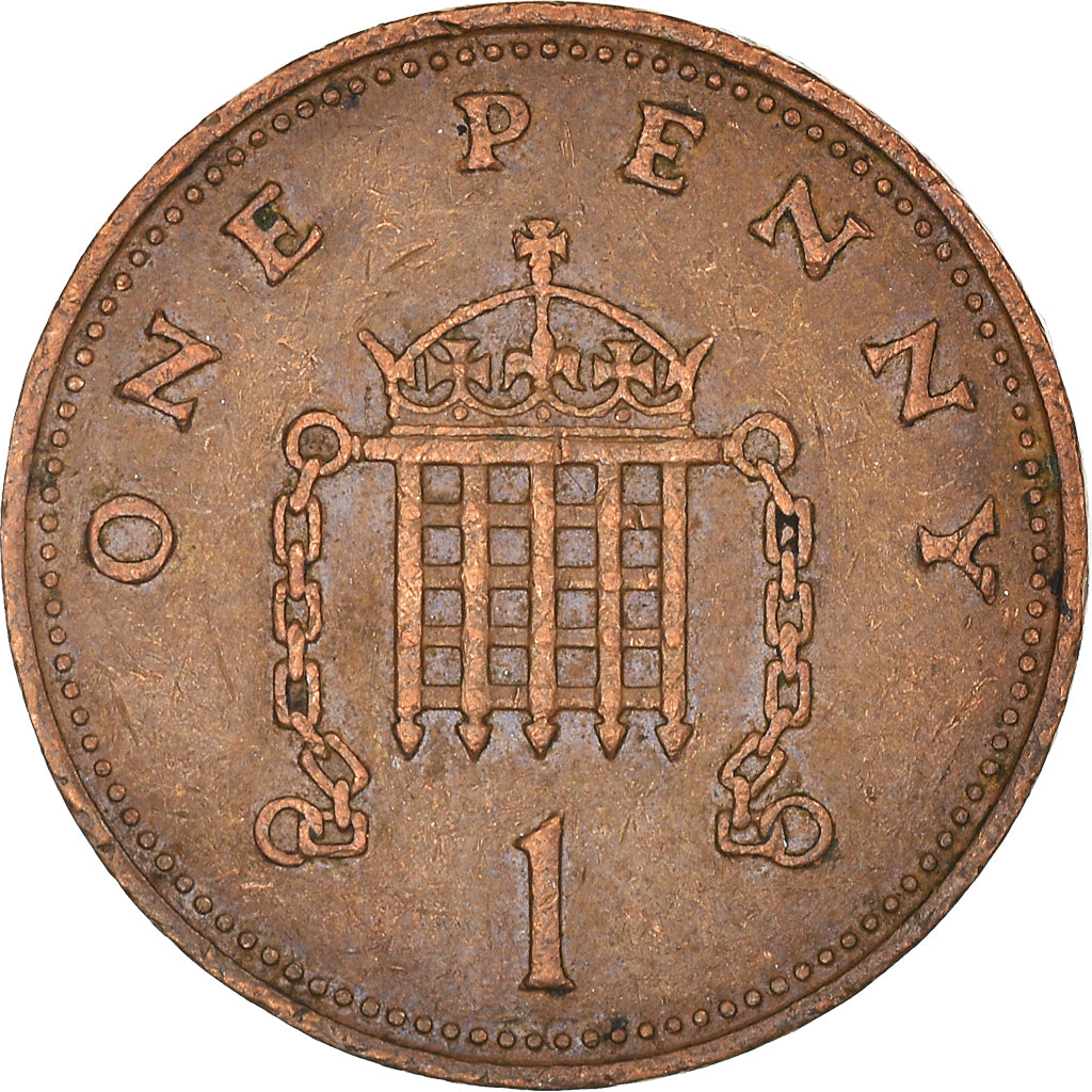 Coin, Great Britain, Elizabeth II, Penny, 1988, VF(30-35), Bronze, KM:935