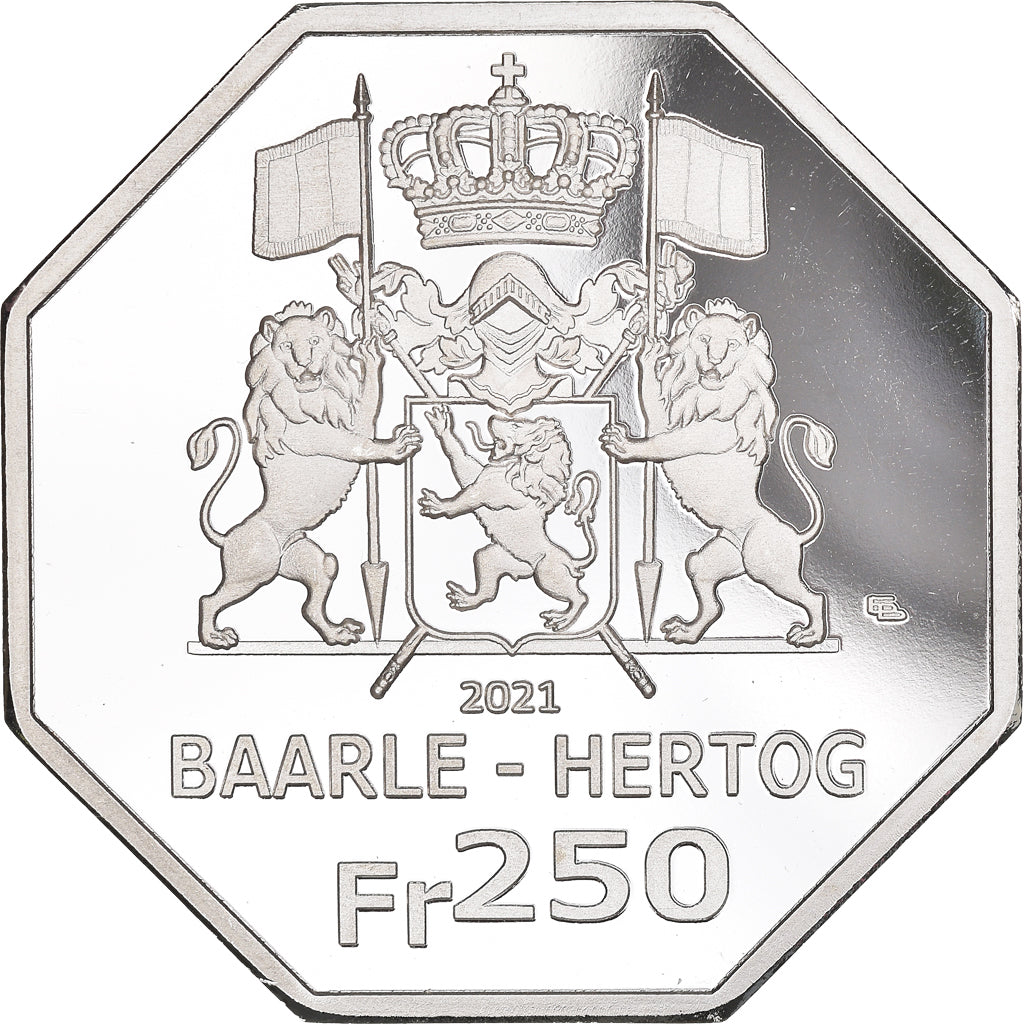 Münze, Belgien, Baarle-Hertog, 250 Francs, 250 Frank, 2021, FDC.BE, STGL
