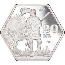 Coin, United States, Florida, 20 Dollars, 2021, FDC.BE, MS(65-70), Silver plated