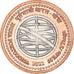 Coin, India, Pondichéry.goa, 60 réis/1 tanga, 2021, MS(63), Bi-Metallic