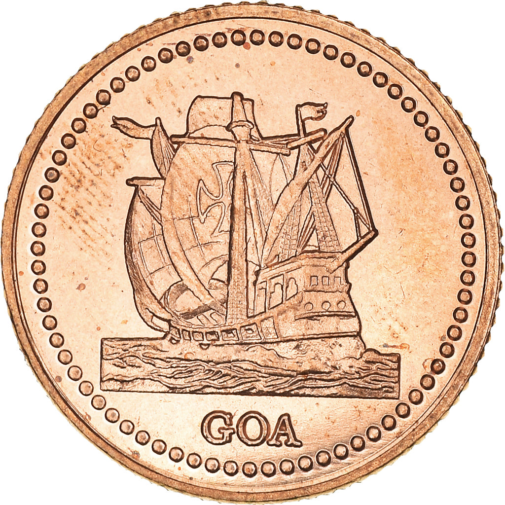 Moneta, INDIA - PORTOGHESE, 30 réis., 2021, SPL, Acciaio placcato rame, KM:New