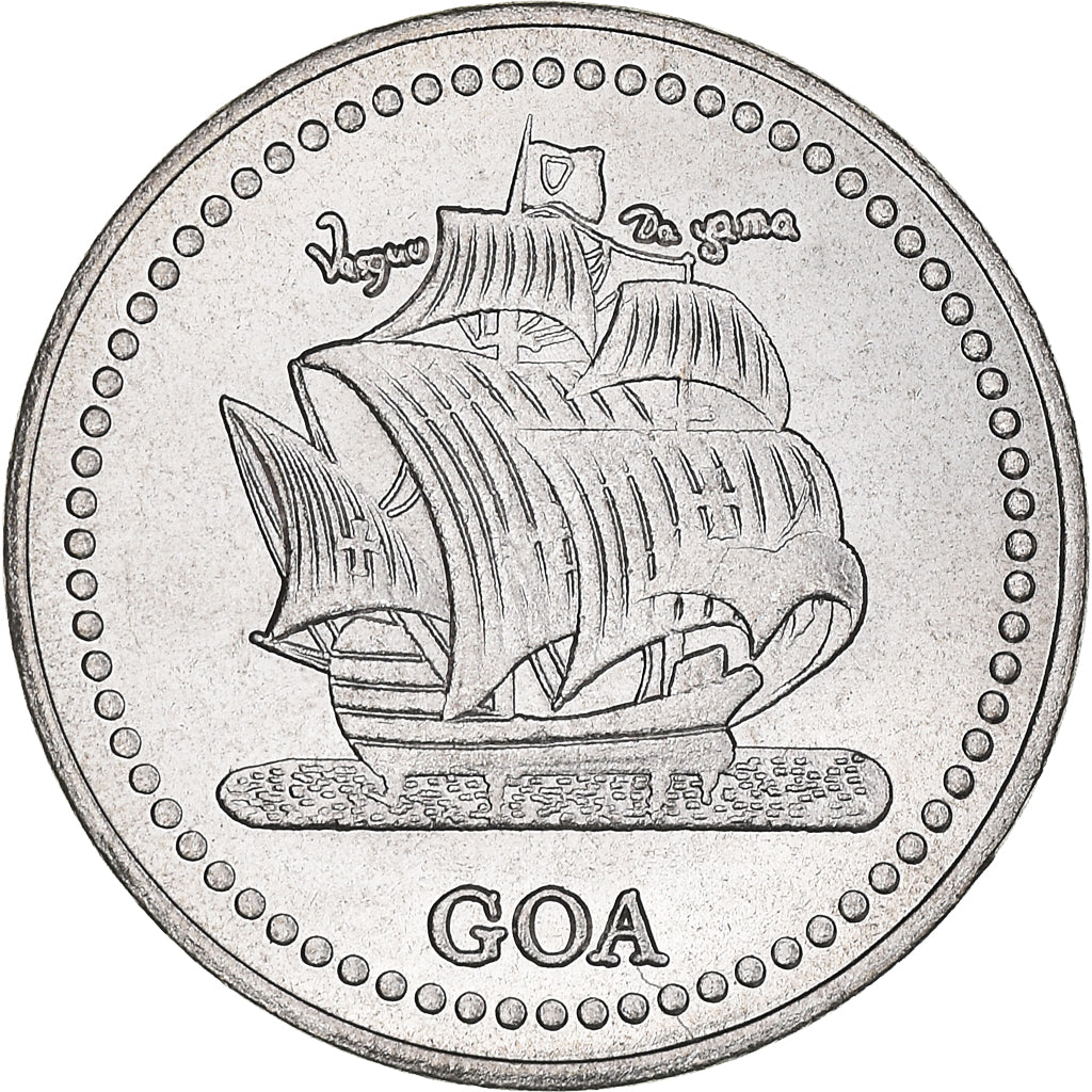Coin, INDIA-PORTUGUESE, 12 Réis, 2021, MS(63), Copper-nickel, KM:New