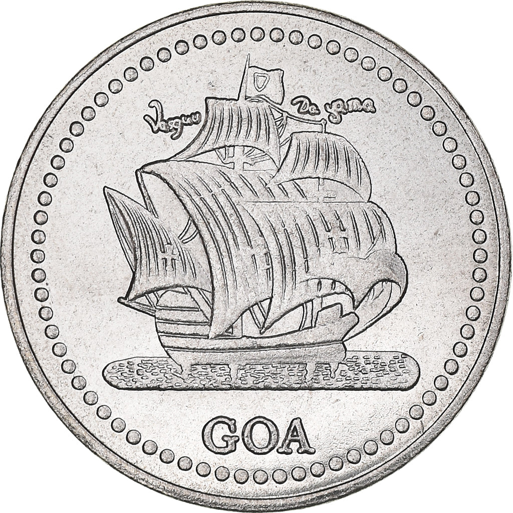 Munten, INDIA-PORTUGEES, 12 Réis, 2021, UNC-, Cupro-nikkel, KM:New