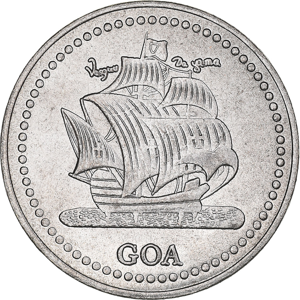 Coin, INDIA-PORTUGUESE, 12 Réis, 2021, MS(63), Copper-nickel, KM:New