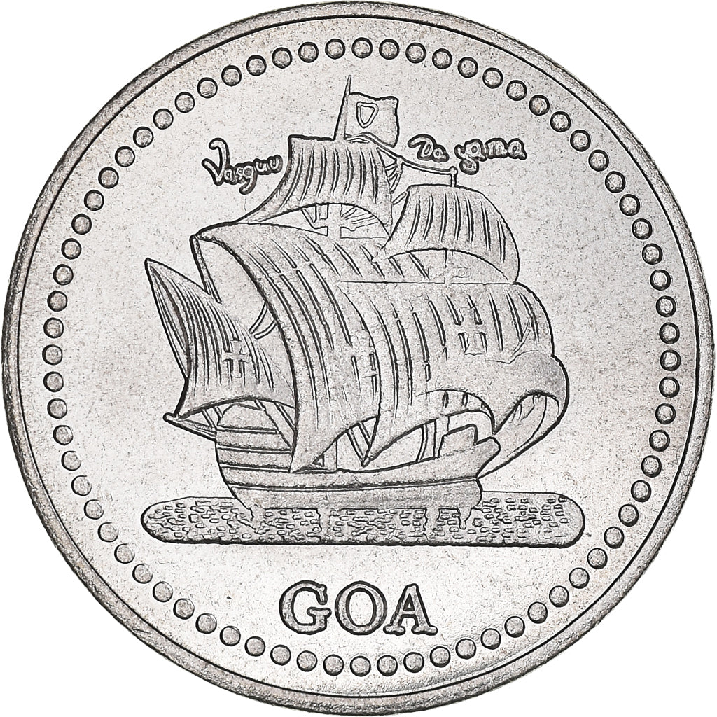 Munten, INDIA-PORTUGEES, 12 Réis, 2021, UNC-, Cupro-nikkel, KM:New
