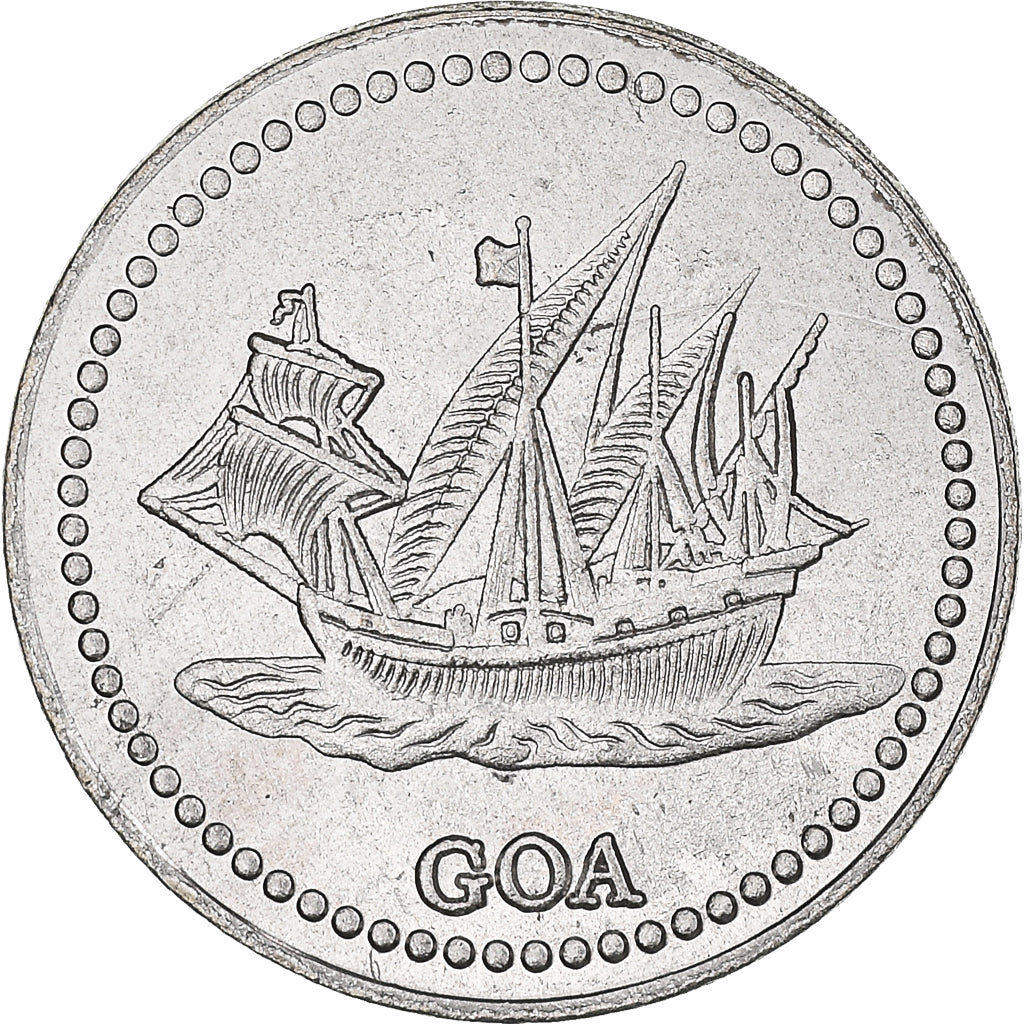 Münze, INDIA-PORTUGUESE, 9 réis, 2021, UNZ, Kupfer-Nickel, KM:New