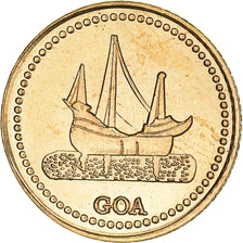 Coin, INDIA-PORTUGUESE, 15 Réis, 2021, MS(63), Brass, KM:New