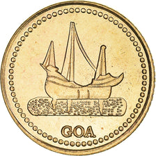 Coin, INDIA-PORTUGUESE, 15 Réis, 2021, MS(63), Brass, KM:New