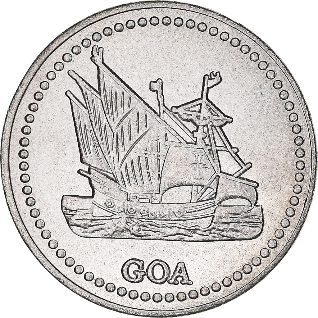 Moneta, INDIE-PORTUGALSKIE, 4 1/2 réis, 2021, MS(63), Miedź-Nikiel, KM:New