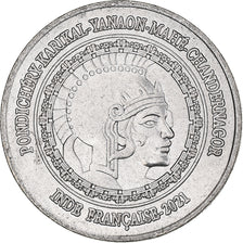Coin, INDIA-FRENCH, 2 Annas, 2021, Pondichery, MS(63), Copper-nickel, KM:New