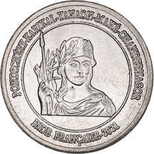 Munten, INDIA-FRANS, 1/2 Anna, 2021, Pondichery, UNC-, Cupro-nikkel, KM:New