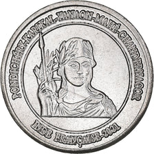 Coin, INDIA-FRENCH, 1/4 Anna, 2021, Pondichery, MS(63), Copper-nickel, KM:New