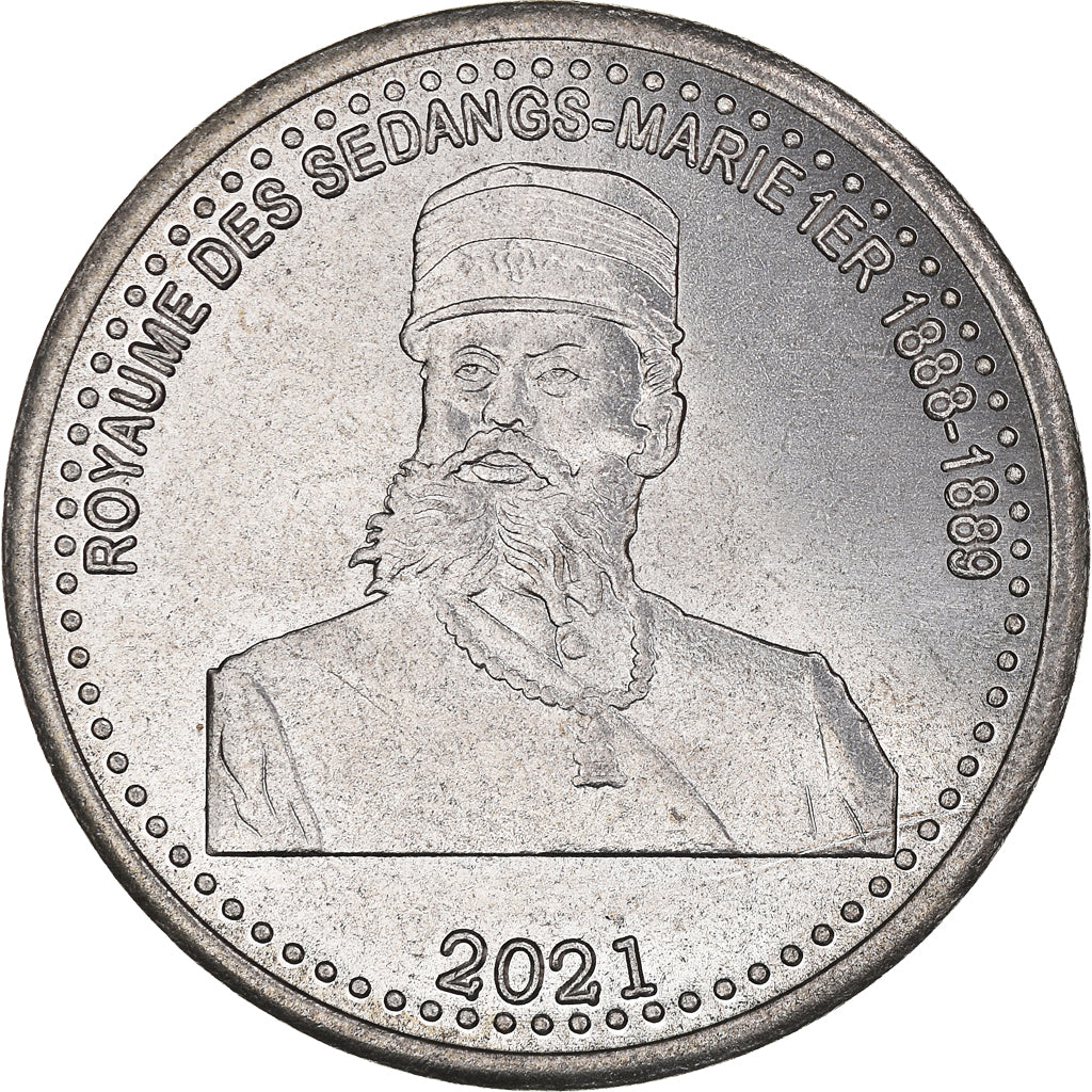 Moneda, Vietnam, Dollar, 2021, SEDANGS, SC, Cobre - níquel, KM:New