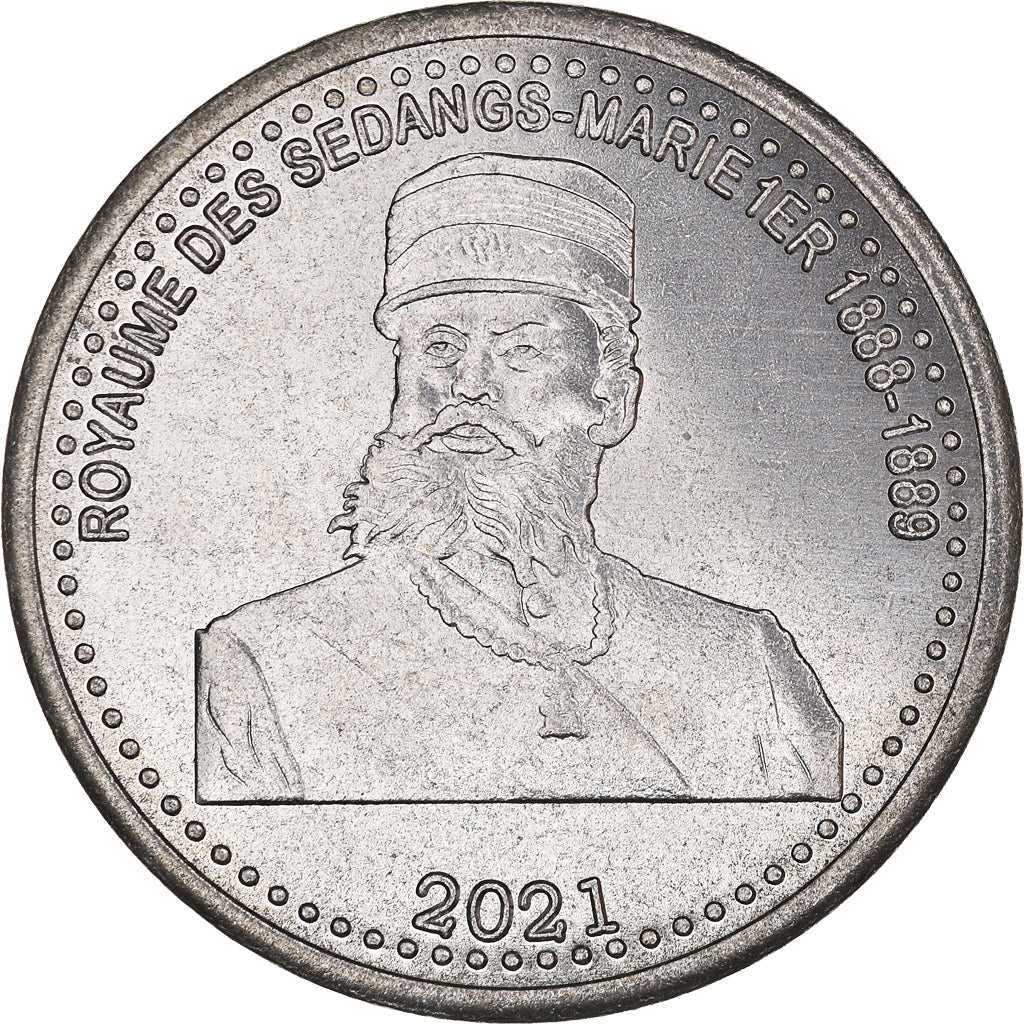 Coin, Vietnam, Dollar, 2021, SEDANGS, MS(63), Copper-nickel, KM:New