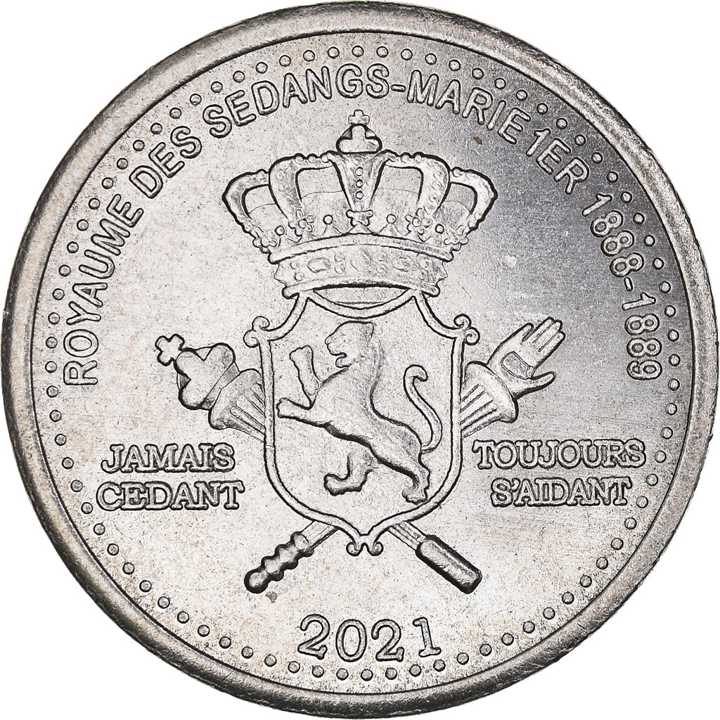 Moneta, Vietnam, 1/2 Dollar, 2021, SEDANGS, SPL, Rame-nichel
