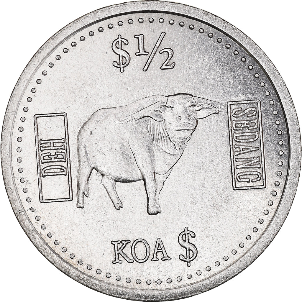 Moneta, Vietnam, 1/2 Dollar, 2021, SEDANGS, SPL, Rame-nichel