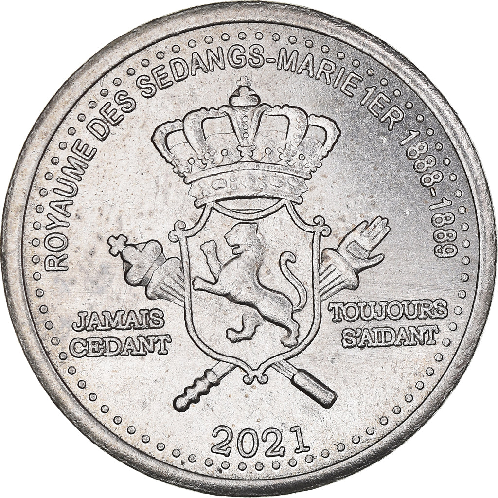 Moneta, Vietnam, 1/2 Dollar, 2021, SEDANGS, SPL, Rame-nichel