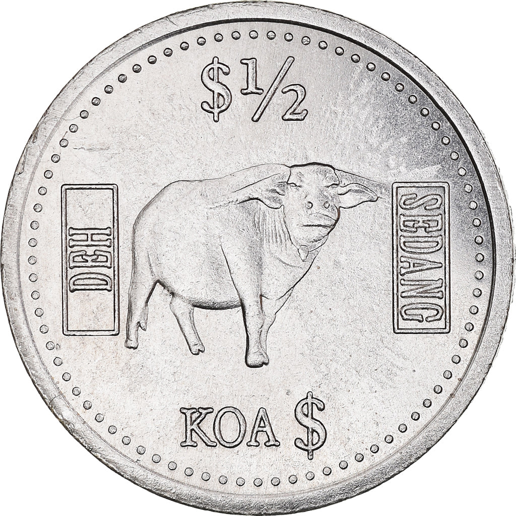 Moneta, Vietnam, 1/2 Dollar, 2021, SEDANGS, SPL, Rame-nichel