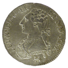 Francia, Louis XVI, 1/2 Écu, 1/2 ECU, 44 Sols, 1792, Paris, BB, Argento, KM:...